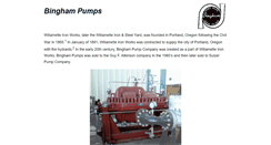 Desktop Screenshot of binghampumps.com